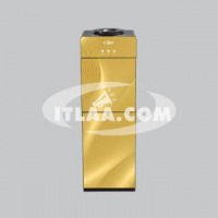 Elegant Double Glass Door Water Dispenser with Fridge Hot & Cold 3 Taps Energy Efficient